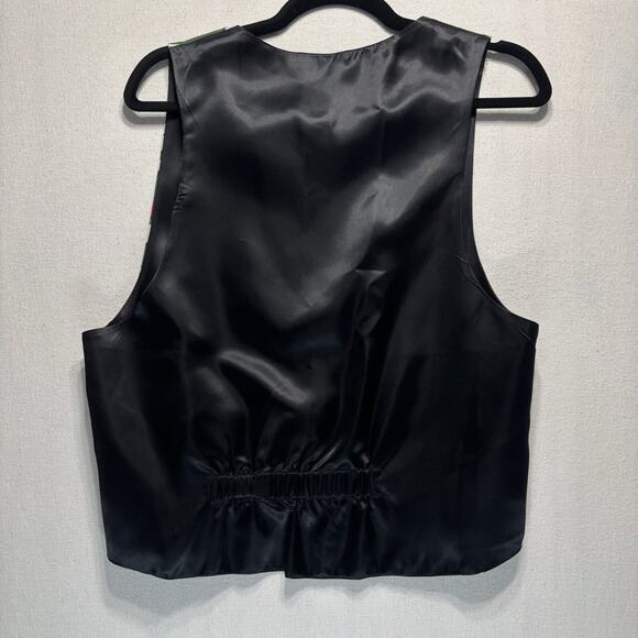 Domino Tile Game Night Vest Mens Small Unbranded Poker Chip Casino Core RARE - Picture 2 of 9